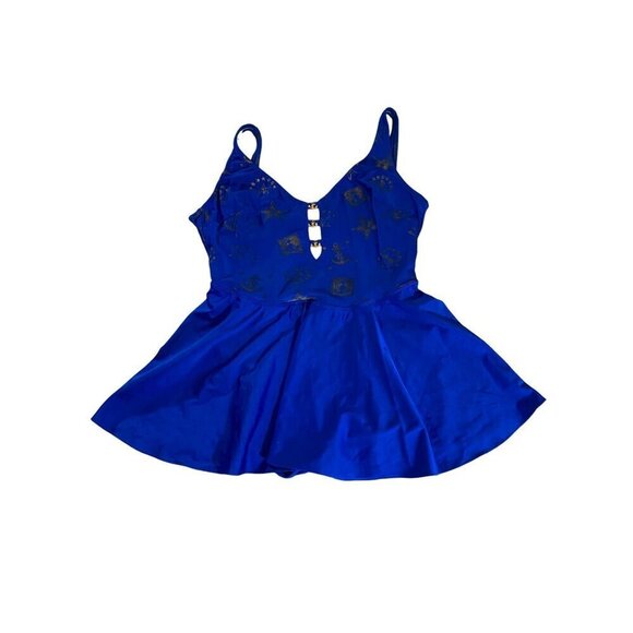La Blanca Women's One Piece Skirtini Swim Suit - 16 - Picture 1 of 12